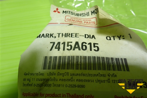 Эмблема (на дверь багажника новая) (7415A615) для Mitsubishi L 200 c 2006-2015г (Л200)