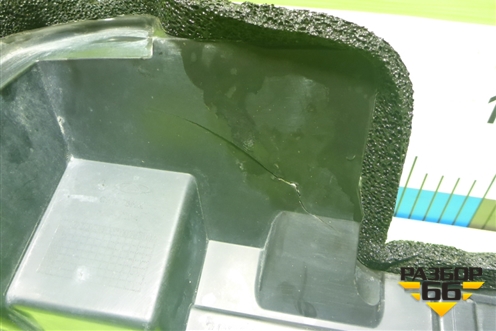 Дефлектор радиатора левый (302001176AA) для OMODA C5 с 2022г (Ц5)