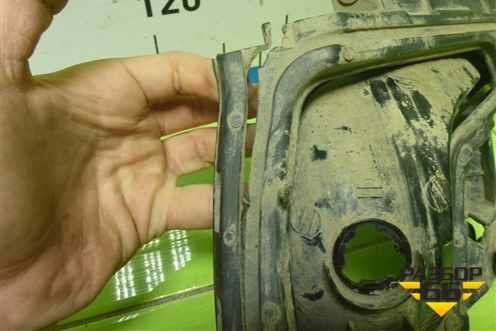 Фара противотуманная правая (до 2015г) (922024X000) для Kia Rio с 2011-2016г (Рио 3)