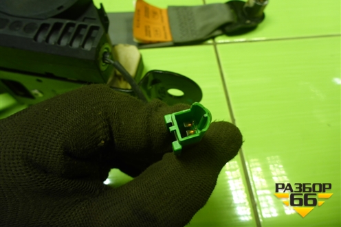 Ремень безопасности передний правый с пиропатроном (96414897) для Chevrolet Lacetti с 2003г (Лачетти)