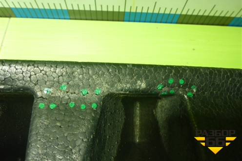 Наполнитель заднего бампера (6RU807251A) для Volkswagen Polo (седан) с 2010г (Поло)