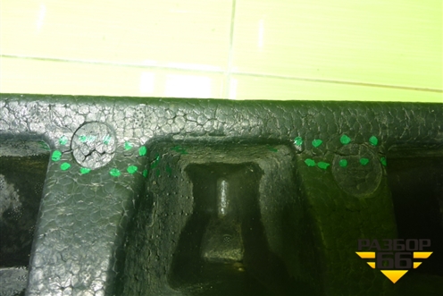 Наполнитель заднего бампера (6RU807251A) для Volkswagen Polo (седан) с 2010г (Поло)