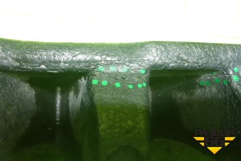 Наполнитель заднего бампера (6RU807251A) для Volkswagen Polo (седан) с 2010г (Поло)