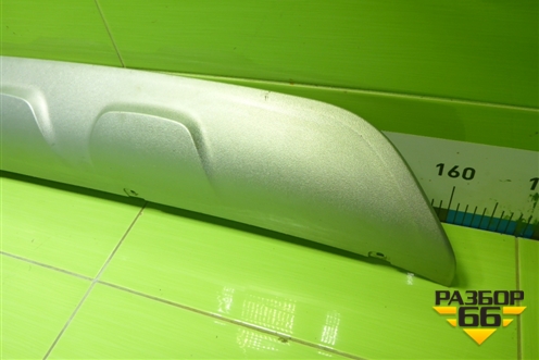 Накладка заднего бампера (850706485R) для Renault Kaptur с 2016г (Каптюр)