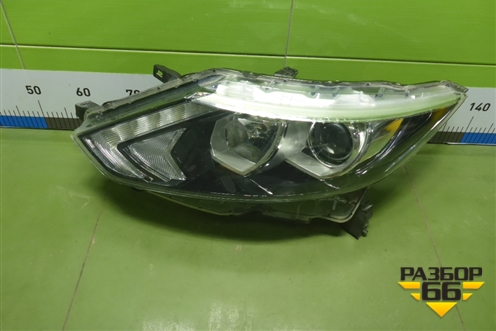 Фара левая (до 2019г галоген) для Nissan Qashqai (J11E) с 2013г (Кашкай)