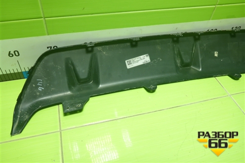 Юбка заднего бампера (М-Пакет) (51128092243) для BMW X6 G06 с 2019г (Х6 Г06)