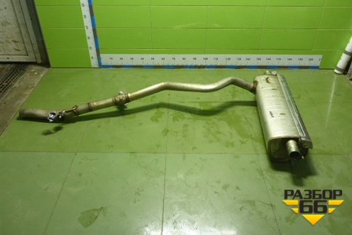 Глушитель (с заслонкой) (4M4253611Q) для Audi Q7 c 2015г (Ку 7)