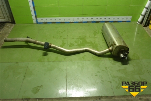 Глушитель (с заслонкой) (4M4253611Q) для Audi Q7 c 2015г (Ку 7)