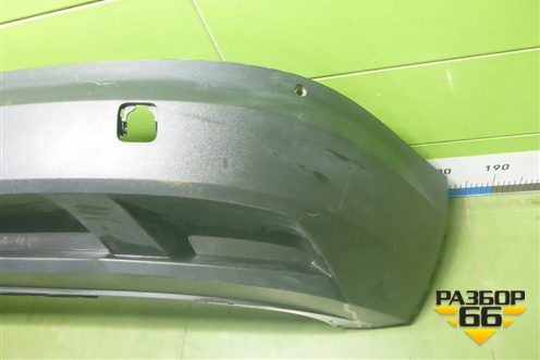 Юбка заднего бампера (под парктроник) (565807521) для Skoda Kodiaq с 2017г (Кодиак)