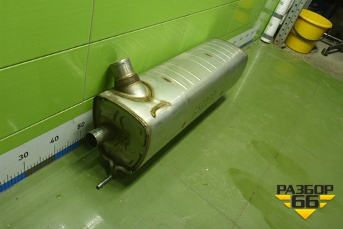 Глушитель (4M0253611P) для Audi Q7 c 2015г (Ку 7)