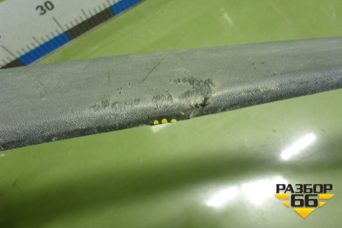 Накладка переднего бампера центральная (Дубликат) (1U0807717C01C) для Skoda Octavia (А4) с 1997-2011г (Октавия)