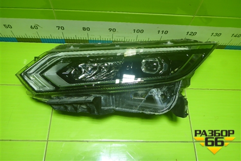 Фара левая (после 2019г Led) (26060HV05B) для Nissan Qashqai (J11E) с 2013г (Кашкай)