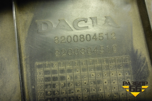 Обшивка стойки центральная левая (8200804512) для Renault Logan с 2004-2015г (Логан)