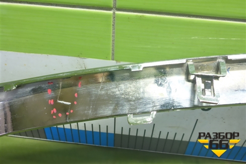 Накладка переднего бампера (6600002445) для Geely Tugella с 2019г (Тугелла)