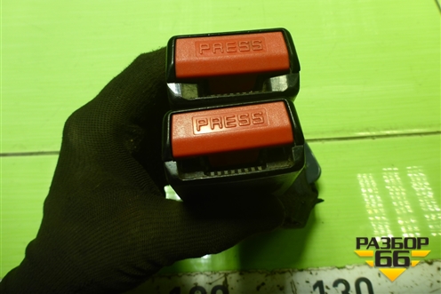 Замок ремня безопасности задний (пара) для Renault Logan с 2004-2015г (Логан)