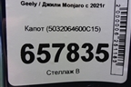 Капот (5032064600C15) для Geely Monjaro с 2021г