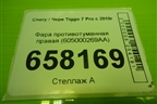 Фара противотуманная правая (605000269AA) для Chery Tiggo 7 Pro с 2019г