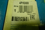 Ремень ручейковый (4PK668) для Nissan Micra (К12Е) с 2002-2010г