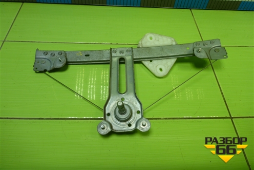 Стеклоподъёмник механический задний левый для Renault Logan с 2004-2015г (Логан)