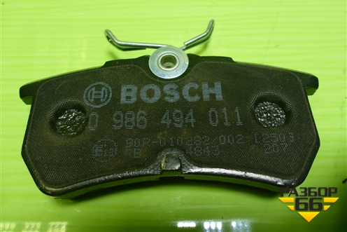 Колодки тормозные задние (новые) (0986494011) для Ford Focus 1 с 1998-2004г