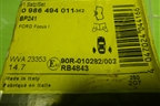 Колодки тормозные задние (новые) (0986494011) для Ford Focus 1 с 1998-2004г