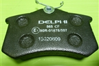 Колодки тормозные задние (новые) (LP565) для Renault Megane 2 с 2002-2009г