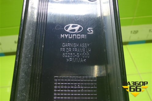 Накладка двери передней левой (на рамку) (82250S1000) для Hyundai Santa Fe с 2018-2024г