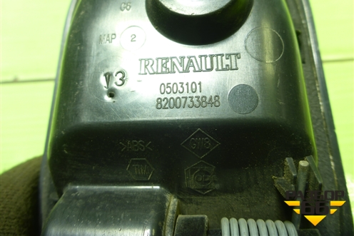 Ручка внутренняя двери задней левой (8200733848) для Renault Logan с 2004-2015г