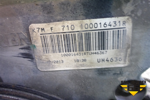 Двигатель (1.6л K7MF710) для Renault Logan с 2004-2015г
