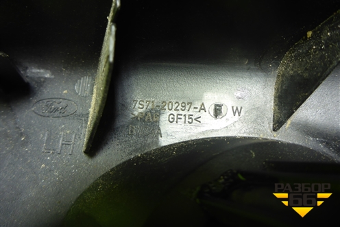 Накладка двери передней левой уголок (7S7120297AFW) для Ford Mondeo 4 с 2006-2014г
