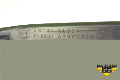Накладка на щиток приборов (68240EL00A) для Nissan Tiida (C11X) с 2004-2013г
