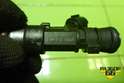 Форсунка инжекторная электрическая (TU5JP4 NFU 1.6л) (0280158057) для Peugeot 408 с 2012г