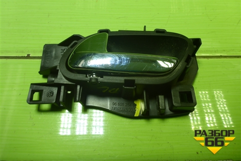 Ручка внутренняя двери передней левой (9660525480) для Peugeot 408 с 2012г