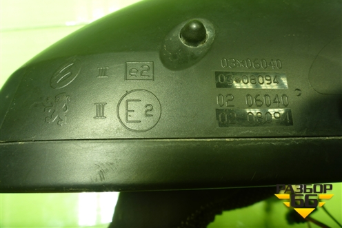 Зеркало правое электрическое (8 контактов) для Peugeot 408 с 2012г