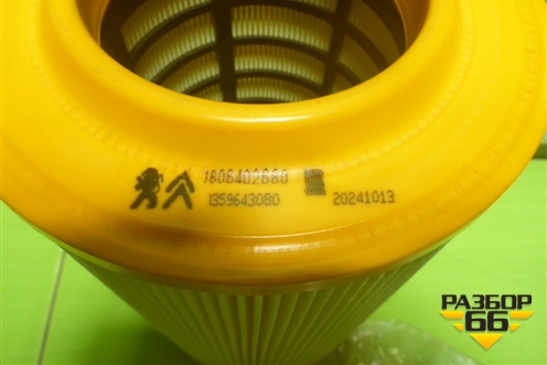 Фильтр воздушный (новый оригинал) (1606402680) для Fiat Ducato (250) с 2006г (Дукато)