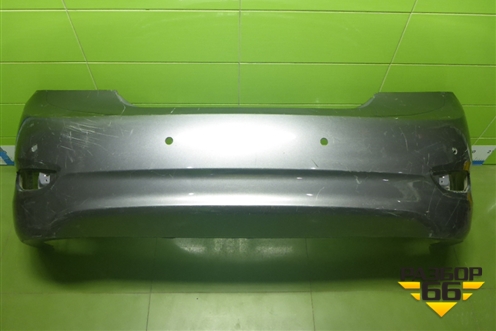 Бампер задний (седан до 2014г под парктроник) (866114L000) для Hyundai Solaris с 2010-2016г (Солярис)