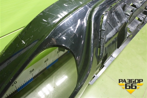 Юбка заднего бампера (под парктроник) (6600208884) для Geely Tugella с 2019г (Тугелла)