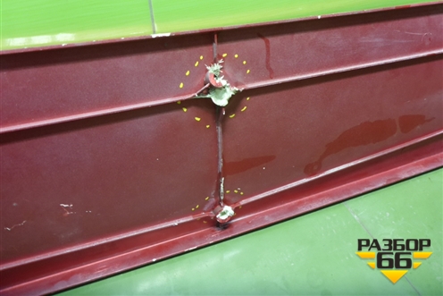 Спойлер боковой левый (803000C4165) для DAYUN CGC4250