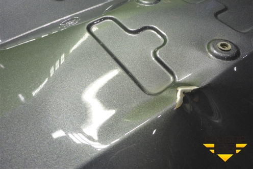 Дверь багажника без стекла (S111F2701080103) для Changan CS35 Plus с 2018г (ЦС 35 плюс)