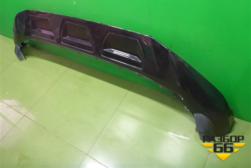 Юбка переднего бампера (после 2019г) (4M0807733F) для Audi Q7 c 2015г (Ку 7)