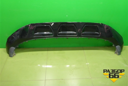 Юбка переднего бампера (после 2019г) (4M0807733F) для Audi Q7 c 2015г (Ку 7)