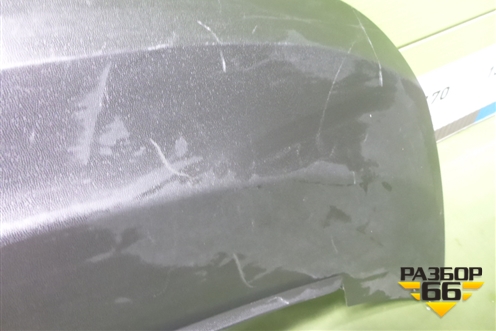 Юбка заднего бампера (5JH807521) для Skoda Rapid с 2013г (Рапид)