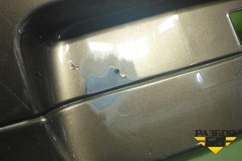 Бампер задний (до 2018г под парктроник) (850220639R) для Renault Logan II с 2012г (Логан)