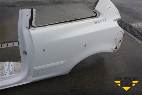 Крыло заднее левое (3-х дверный кузов) для Opel Corsa D с 2006-2014г (Корса Д)