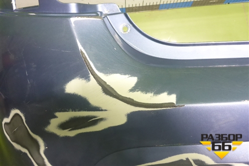 Бампер задний (8200911893) для Renault Sandero с 2009-2014г (Сандеро)