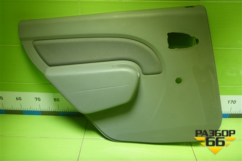 Обшивка двери задней левой под механику (до 2009г) (8200576860) для Renault Logan с 2004-2015г (Логан)
