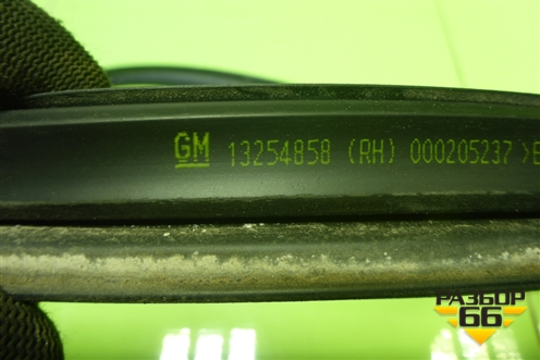 Уплотнитель двери передней правой (13254858) для Opel Corsa D с 2006-2014г (Корса Д)