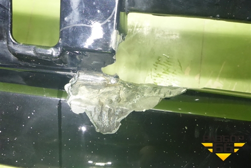 Бампер передний (после 2015г под парктроник и омыватели) (5211960M50) для Toyota Land Cruiser (200) с 2008г (Ленд Крузер)