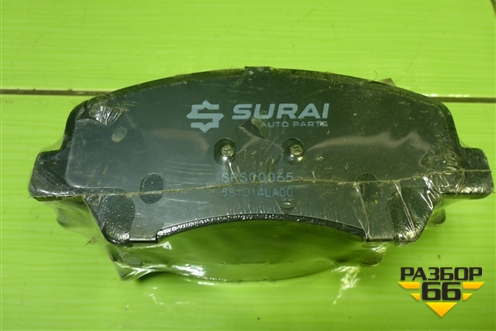 Колодки тормозные передние (новые) (SRS00065) для Hyundai Solaris с 2010-2016г (Солярис)