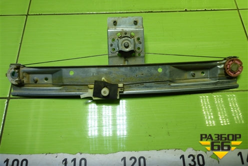 Стеклоподъёмник механический задний левый для Opel Corsa D с 2006-2014г (Корса Д)